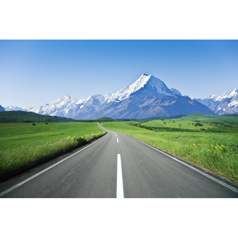 Winding Mountain Road - Wrapped Canvas Print, 81cm H x 122cm W x 3.8cm D