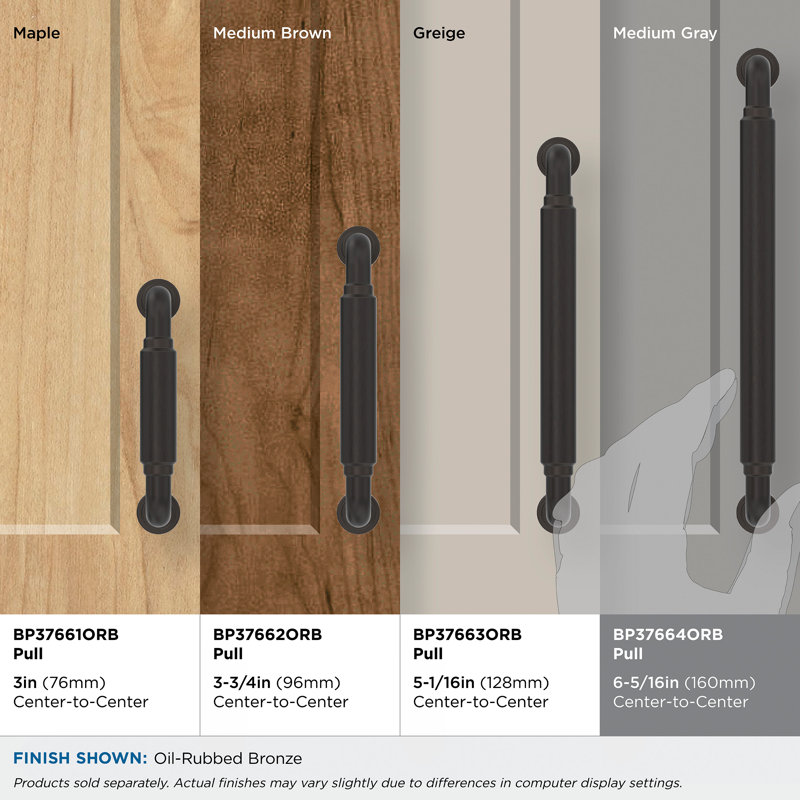 Coble Centre-to-Centre Cabinet Pull, Oil-Rubbed Bronze, 6 5/16"