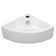 Elanti 12.25'' White Porcelain Specialty Bathroom Sink with Overflow
