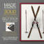 Reproduction encadrée de skis rétro - bois massif-1403738126-1403738123