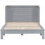 Lit en taille double, blanc - peu encombrant et pratique. Grands tiroirs pour le rangement. Convient aux coussins, vêtements, Style de finition. Chargement activé. Facile à assembler. Dimensions: L 75,1 po x l 56,7 po x H 41,3 po-2058974893-2058974892