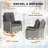 8 - Person Outdoor Rattan Furniture Patio Set with Fire Pit Table-1816936451