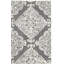 Tapis en viscose / laine gris foncé touffeté à la main Bernon-24292738