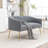 Jameila  Upholstered Faux Fur Loveseat-1108305442-1108305448