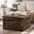 Dahlquist Farmhouse Square Storage Coffee Table with Hinged Lift Top-693946460