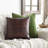 Sheffield Leather Reversible Pillow Cover