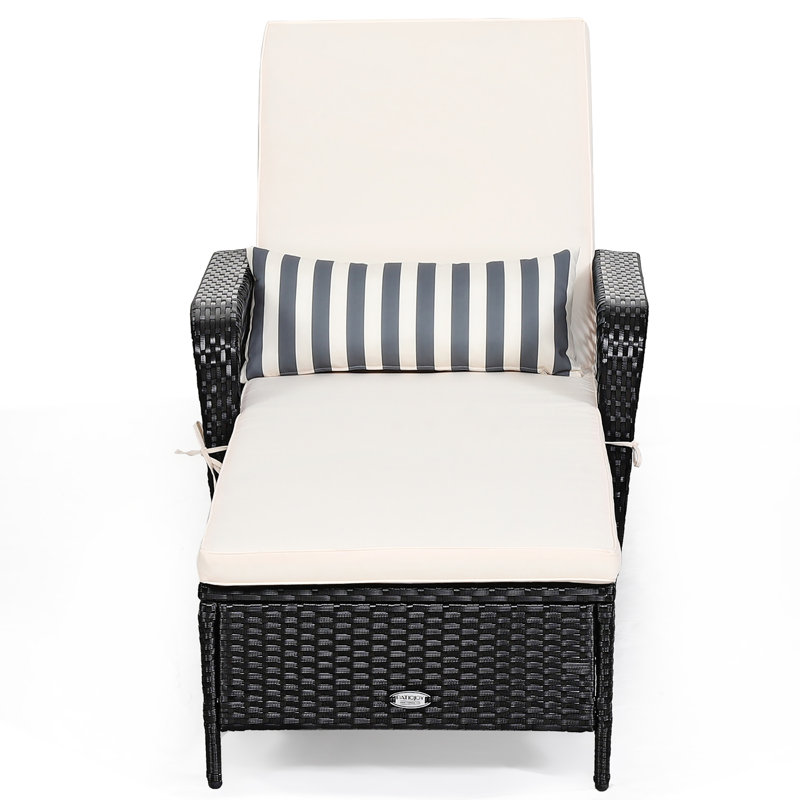Outdoor Chaise Lounge , Cushion Included