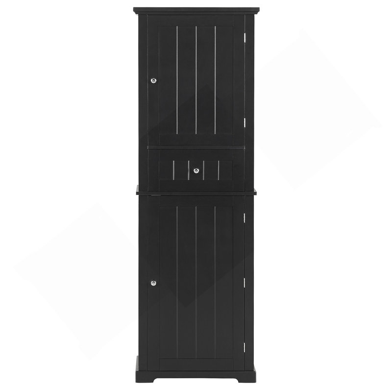 Bajo Linen Cabinet, Black