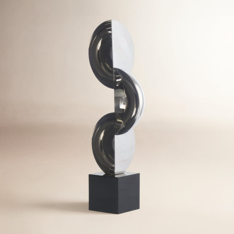 Nexus Abstract Figurines & Sculptures, 16.2" H x 5.45" W x 3.7" D