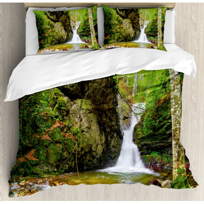 Waterfall Rustic Duvet Cover