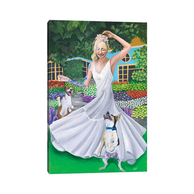 Garden Party by Dan Nelson - Wrapped Canvas Painting