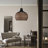 Brand 1 - Light Brown/Black Dome Pendant-428292197