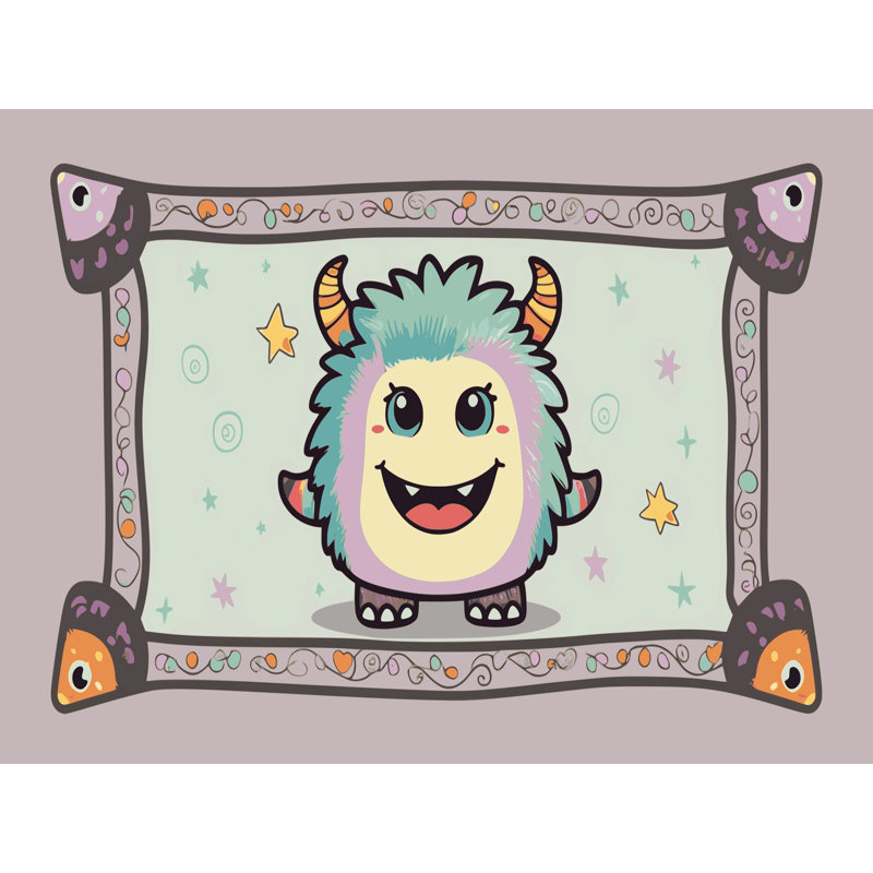 Tapis de vacances d'Halloween The Holiday Aisle®, Rectangulaire 2 pi x 3 pi