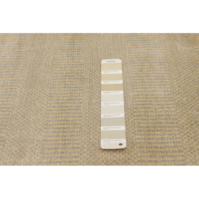 Tapis kaki clair en laine tissé à la main SantaAna