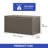 Balconera 100 Gallons Lockable Resin Deck Box-107332795