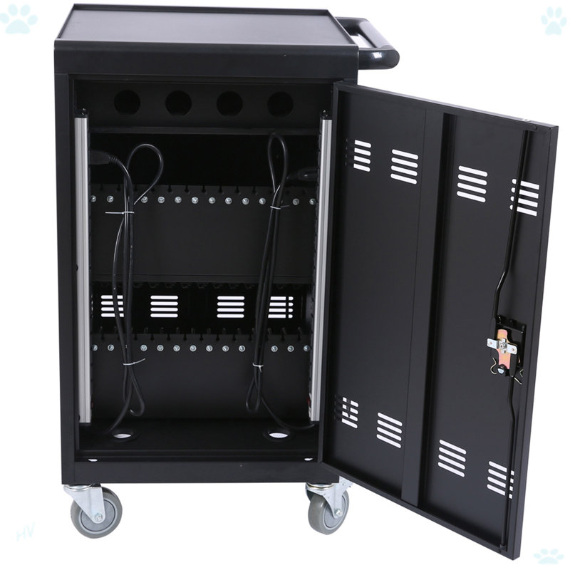 Station de chargement mobile pour Chromebook, Noir mat