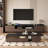 Tv Stand For Tvs Up To 85'', Living Room Cabinet Set Includes Tv Stand And Extendable Coffe Table With Storage Drawers And Cabinet