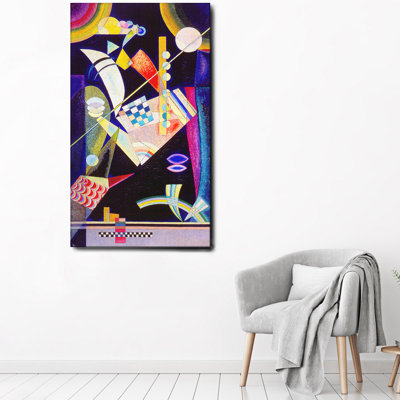 Diagonale by Wassily Kandinsky - Rectangle Print on Canvas