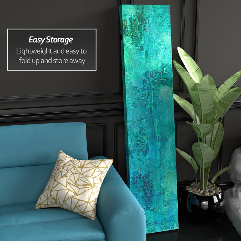 3 Panel Room Divider, Blue