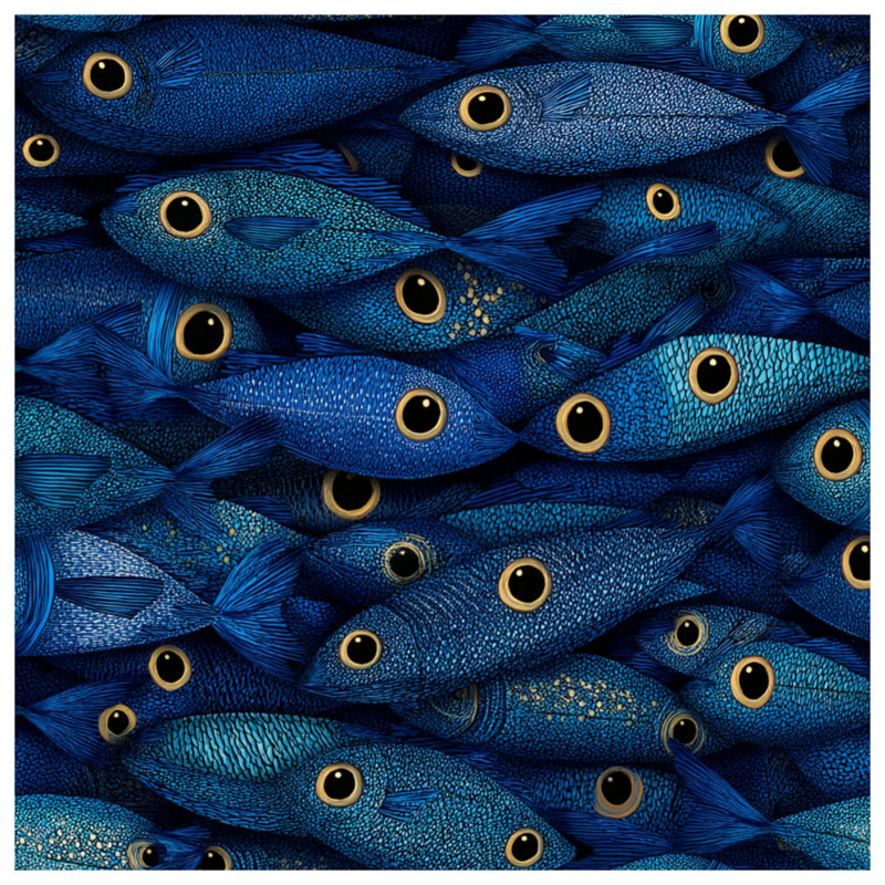 Rideau de douche poisson - décor de salle de bain animalier plage côtière, 70in W x 72in H