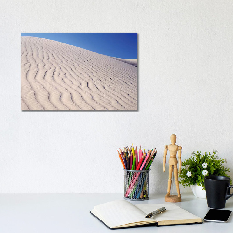 USA, California, Death Valley National Park. Sand Dune Patterns At Eureka Sand Dunes. by Jaynes Gallery - Wrapped Canvas Gallery-Wrapped Canvas Giclée