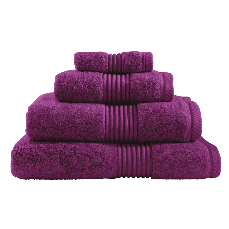 Zero Twist Cotton 4 Piece Towel Set