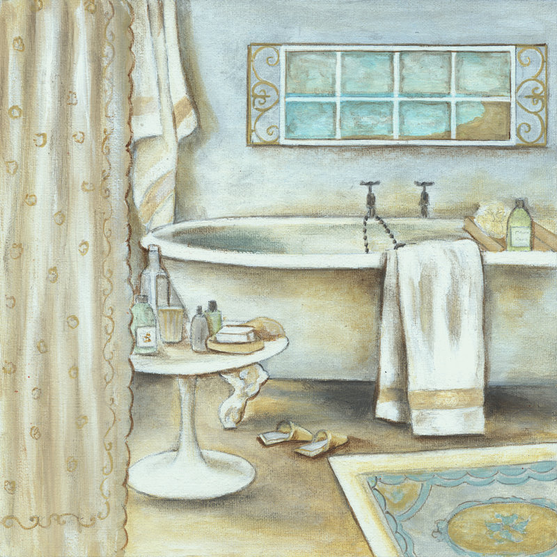 Doux bain I, H 30 po x l 30 po
