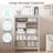 5 Drawer Dresser For Bedroom, 42" Tall Chest Of Drawers With Black Handles, Modern Wooden Bedroom St-1128082273