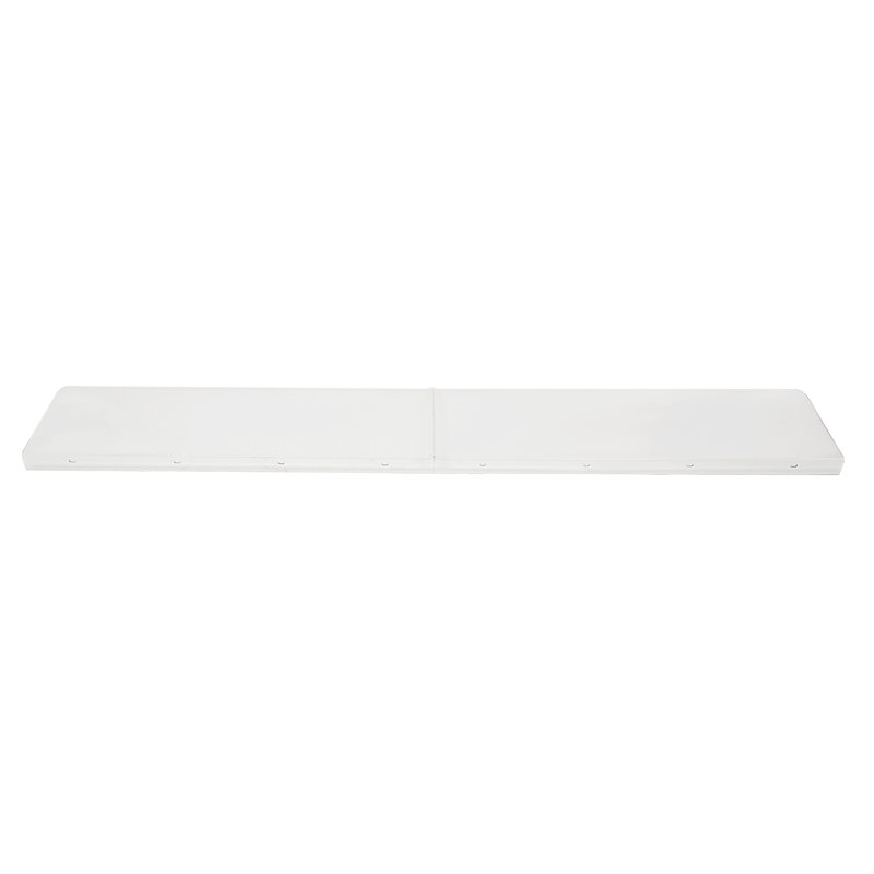 Auvent de fenêtre incliné en transparent, H 0,13 po x l 78,7 po x P 15,7 po