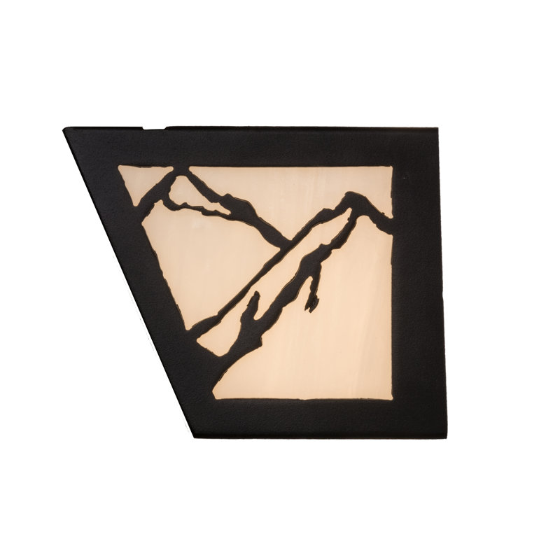 Rustic Lodge 4 - Light Bath Bar, Black