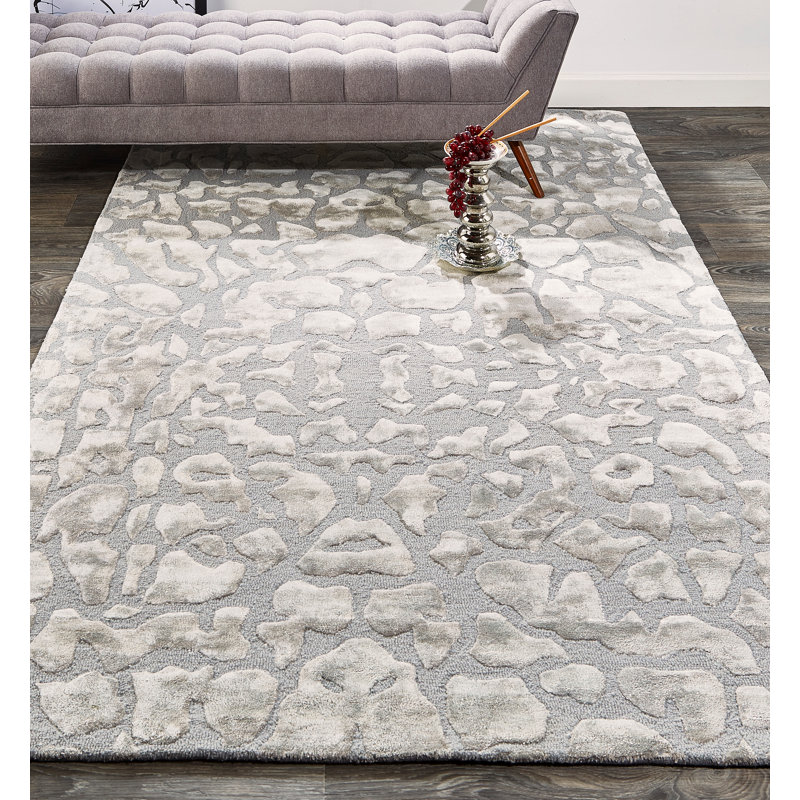 Barbarra Abstract Indoor Rug, Rectangle 5' x 8'