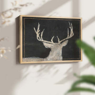 Brow Tine Deer II - Reproduction encadrée - Restickable
