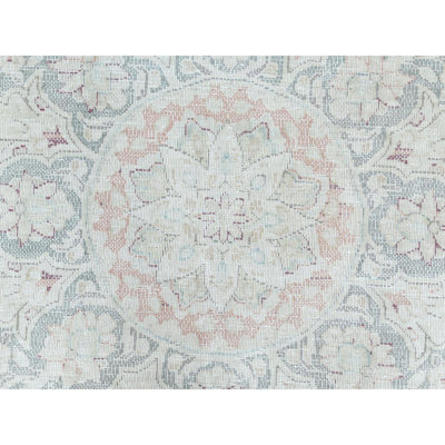 Katie-Lea One-of-a-Kind Rectangle 9'8" X 12'10" 1960s Area Rug in Ivory