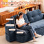 Upholstered 48.13 " Linen Sofa Bed