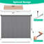  Outdoor Roller Sun Shade 8' X 8', Hdpe Shade Cloth, Aluminum Tube-1514708821-1542374641