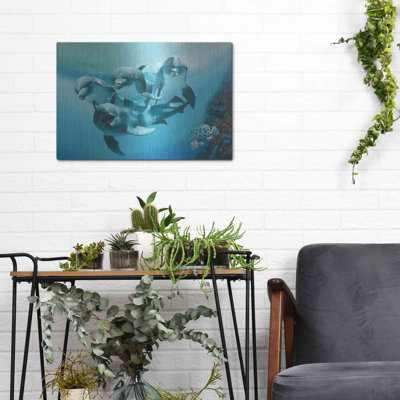 " Dolphins " by Durwood Coffey
