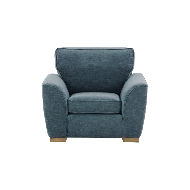 Garance Upholstered Armchair, Blue