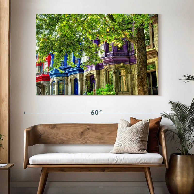 Bâtiments de Montréal, H 34 po x l 51 po