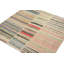 Wool Striped Area Rug in Pink