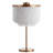 Hagan 27.5" Fringed/Metal LED Table Lamp