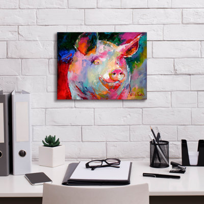 «Art Pig 1» par Richard Wallich, reproduction d'art sur toile
