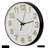  14" Decorative Glow In The Dark Quartz Wall Clock Battery Operated Classic Round Design Luminous Green Numbers & Hands Easy To Read Face For Home Office Classroom Hotel & Restaurant, Black-1268857105