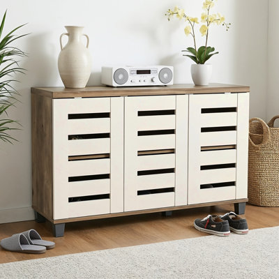 Armoire de rangement à chaussures 16 paires Lismore