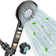 Filtered Shower Head With Handheld, High Pressure 3 Spray Mode Showerhead With 15 Stage Water Softener Filters Beads For Hard Water - Remove Chlorine - Reduces Dry Itchy Skin