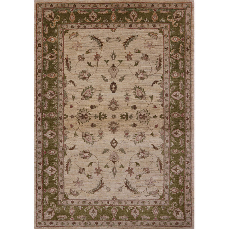 Tapis 100% moderne lavable à la machine de style Mid-Century 712, Rectangle 2 pi x 4 pi