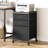 Versatile 3-Drawer Mobile File Cabinet – Compact Fabric Storage Solution with Wheels for Home Office, Accommodates Letter and A4 Documents