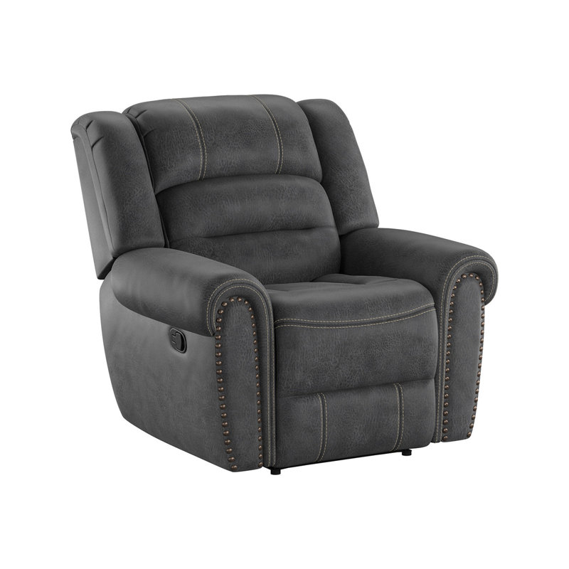 Gray Gliding Recliner