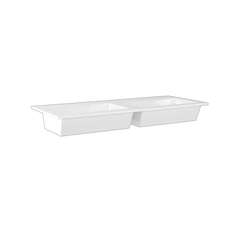 Pippa 1200cm Polyglomerate Bathroom Vanity Top