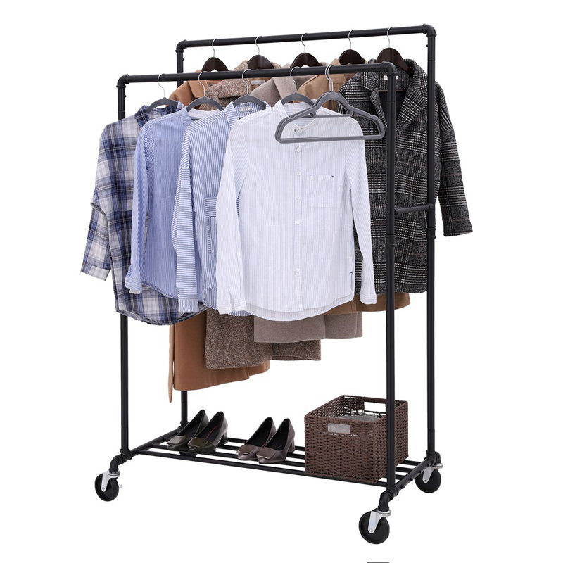 Mcconkey 100cm Rolling Clothing Rack
