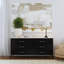 Commode rectangulaire à 6 tiroirs en marbre l 64 po Isa-1358057518